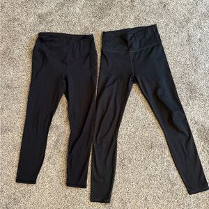 Fabletics Black Leggings Set